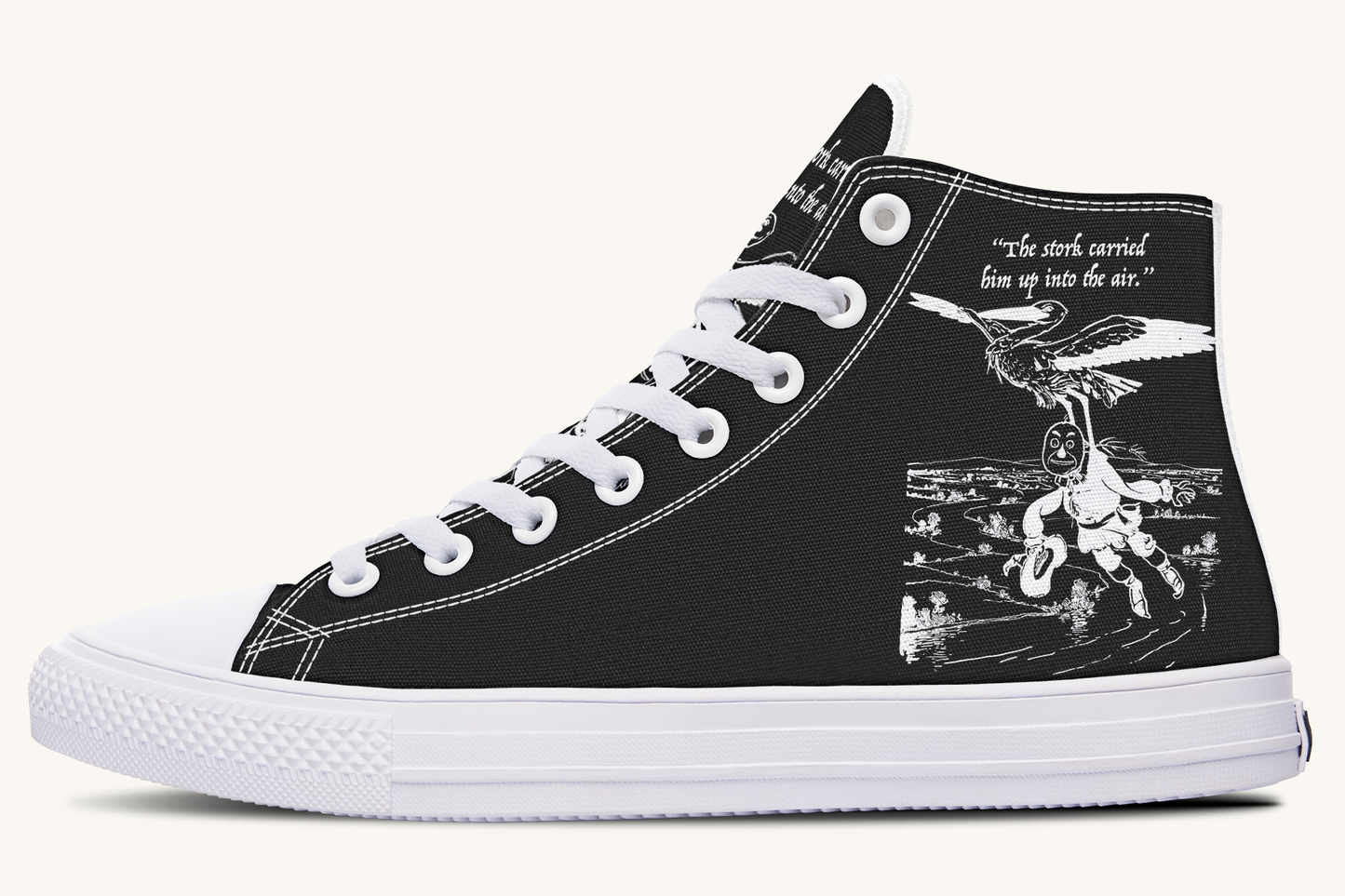 Wizard of Oz Stork And Scarecrow Hightops - Jaded Lament