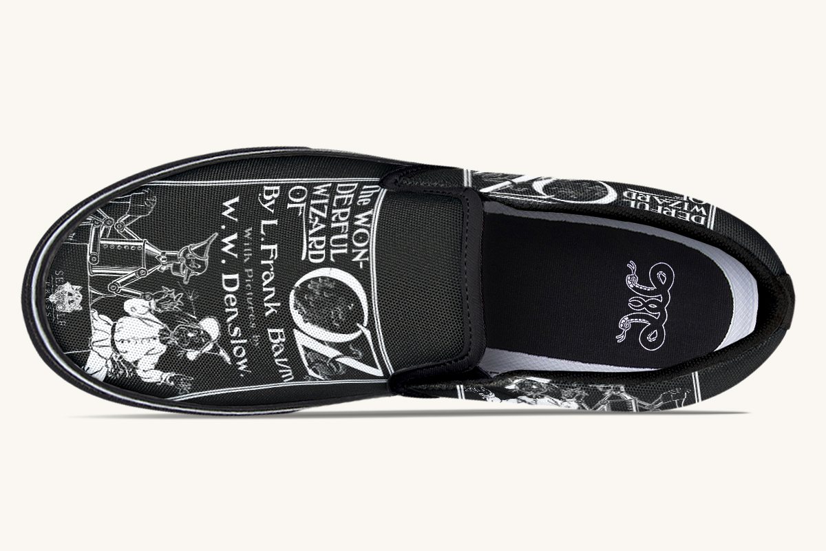 Wizard Of Oz Cover Slip On Shoes - Jaded Lament