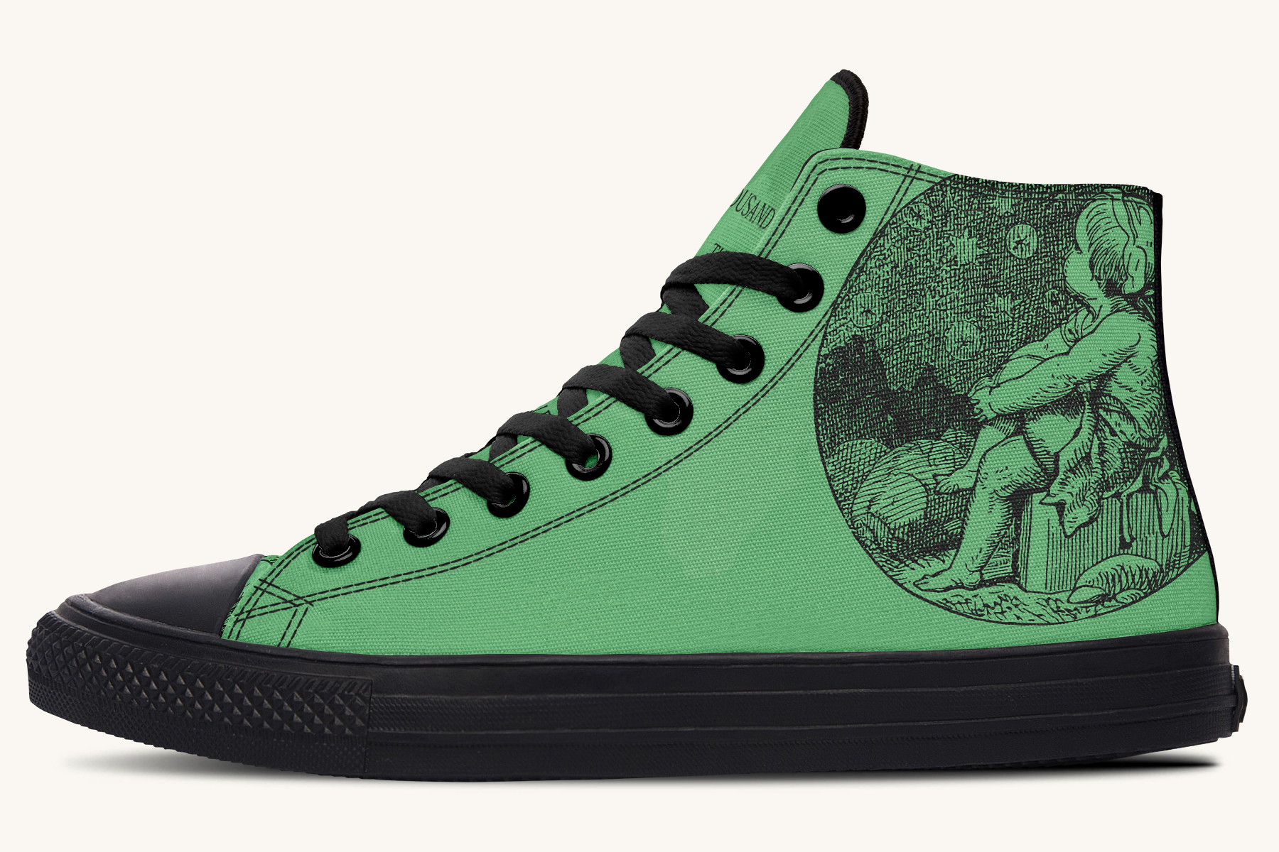 Beneath The Green Silence Hightops