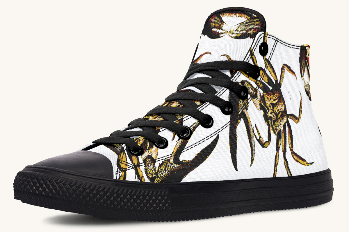 Crawl the Sea of Stars White Hightops - Jaded Lament
