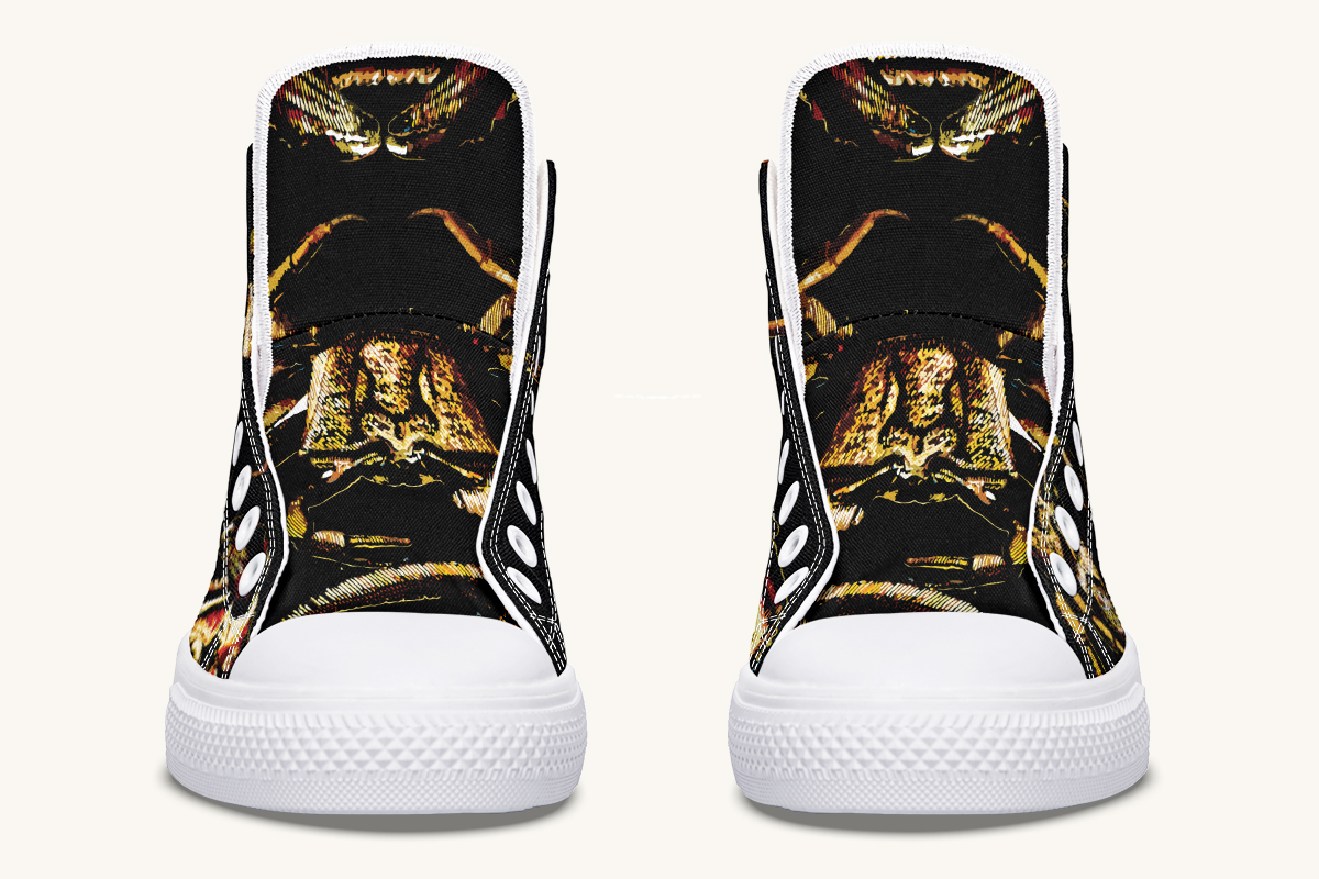 Crawl The Sea of Stars Black Hightops - Jaded Lament