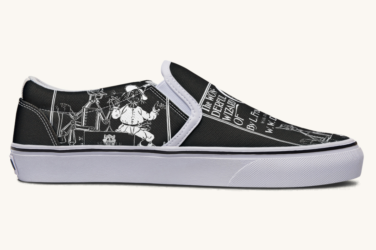 Wizard Of Oz Cover Slip On Shoes - Jaded Lament