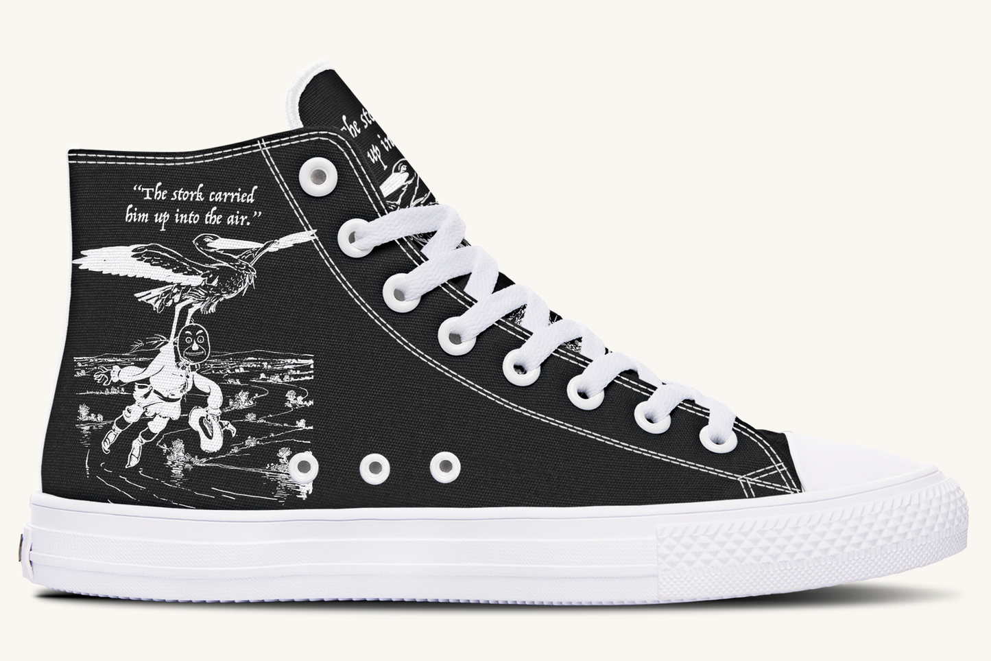 Wizard of Oz Stork And Scarecrow Hightops - Jaded Lament