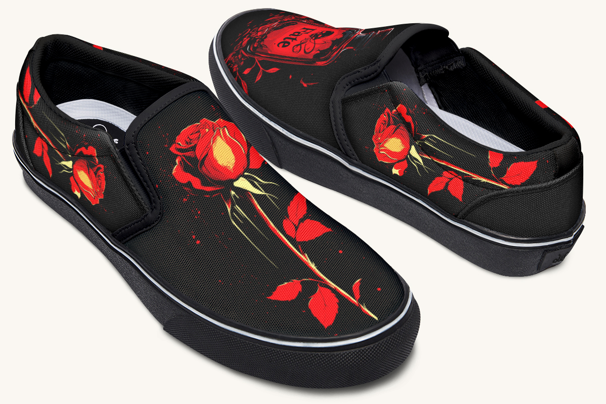 Romeos Fate Slip On Shoes - Jaded Lament
