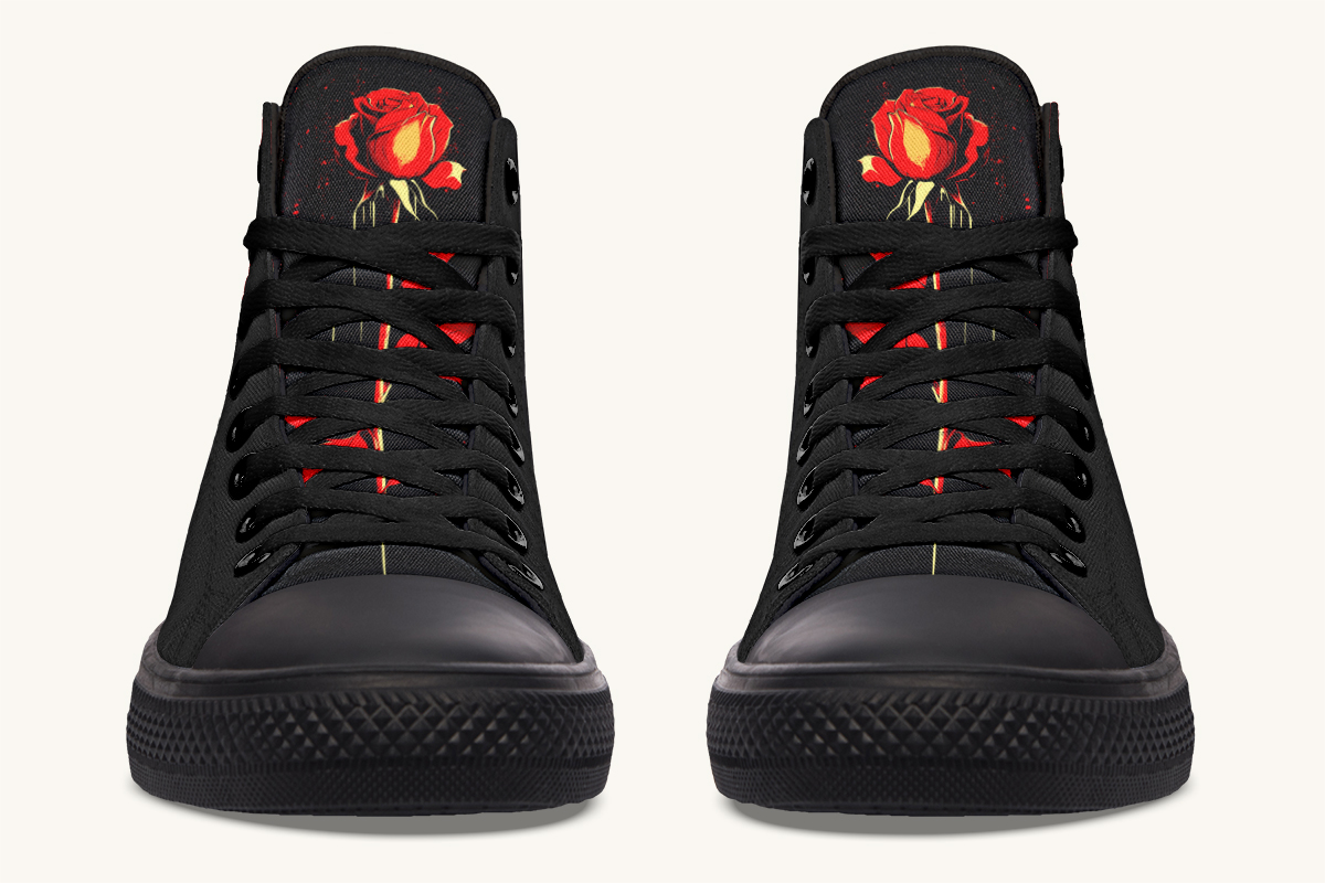 Bleeding Rose Hightops - Jaded Lament