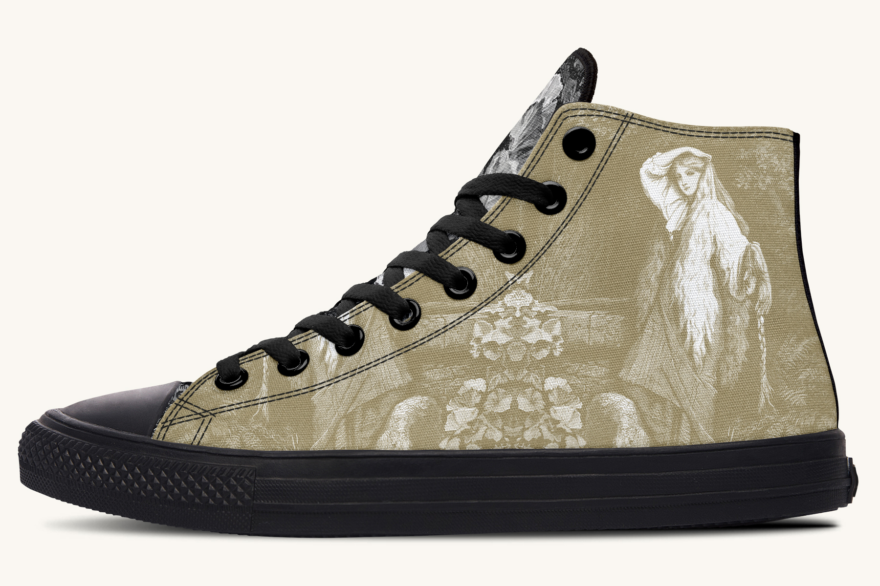 She Watched the Bones Sink Hightops