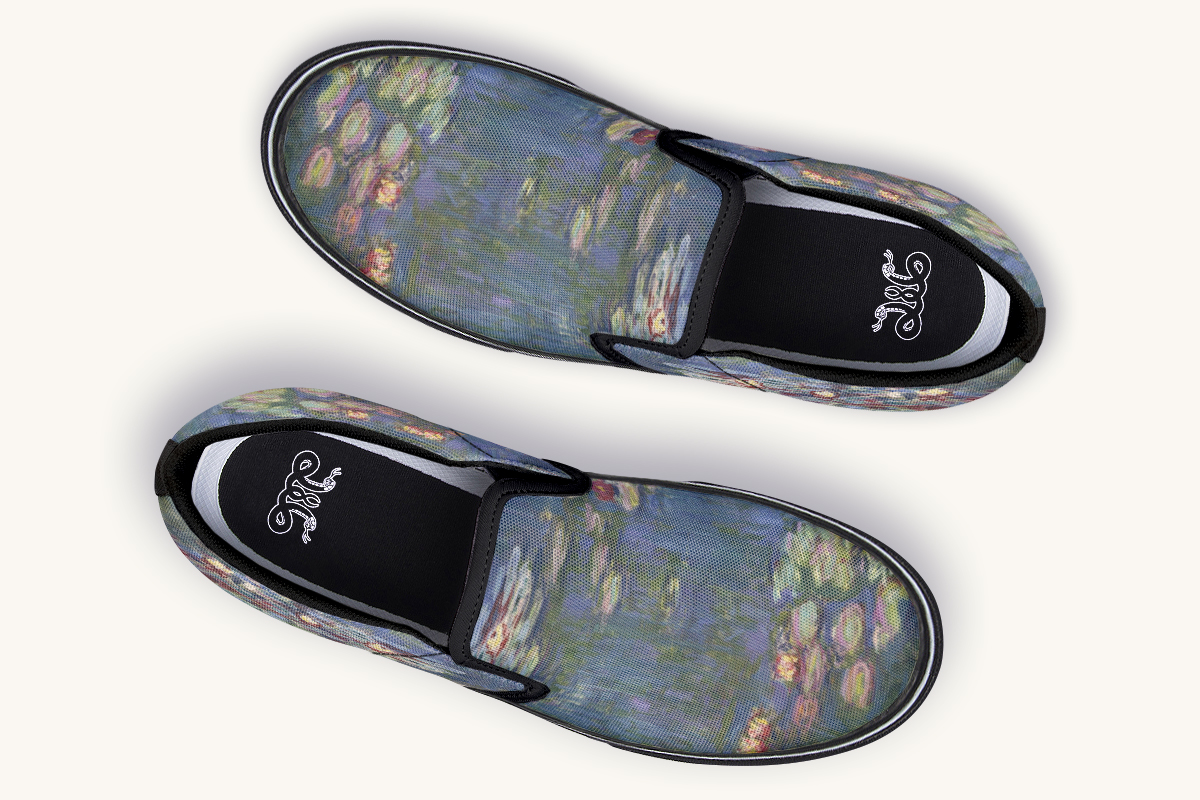 Stillness In Bloom Slip On Shoes - Jaded Lament
