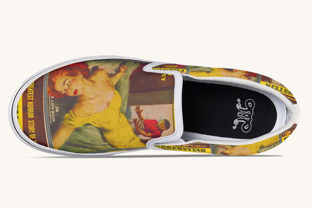 Bride of Lightning Slip On Shoes - Jaded Lament