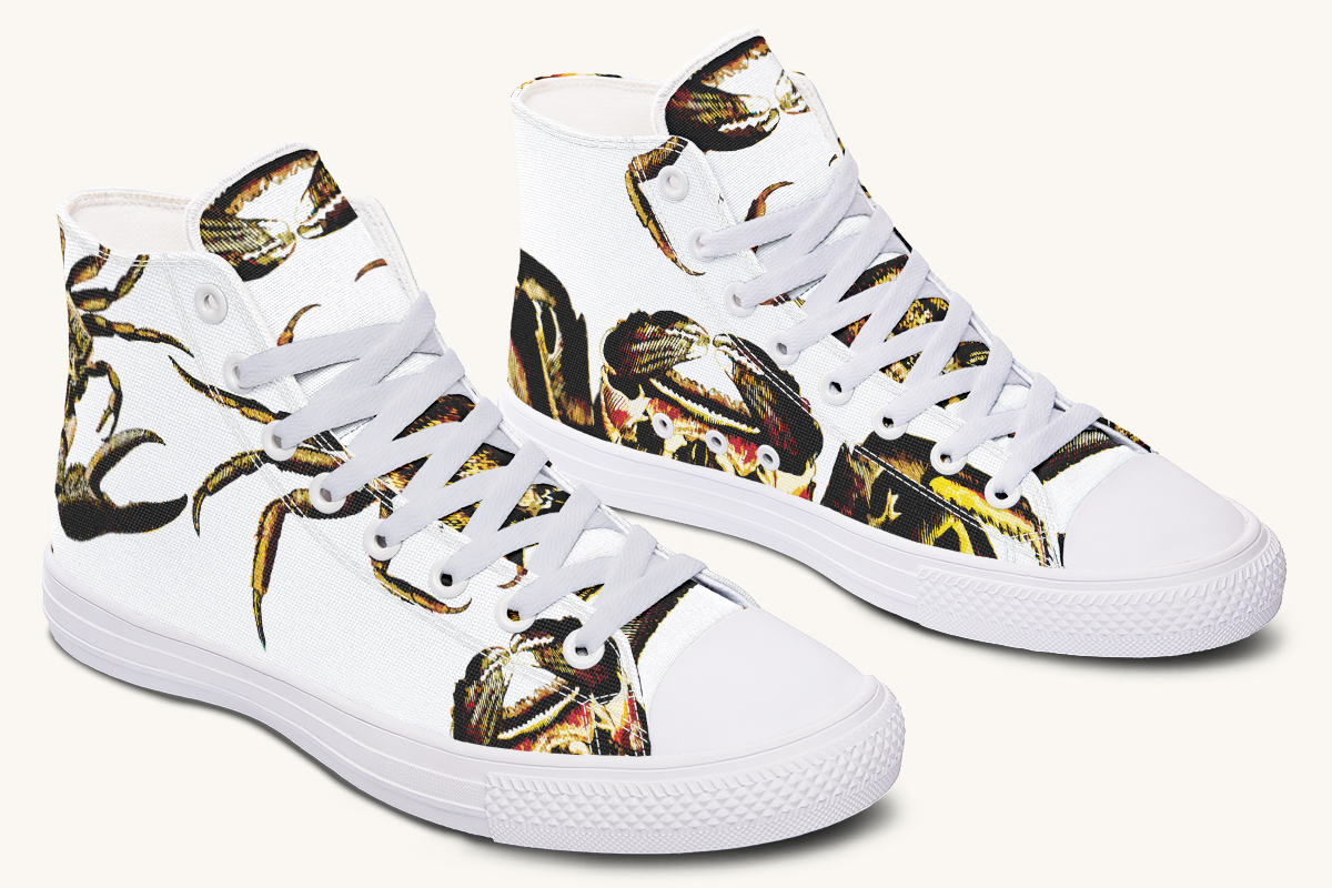 Crawl the Sea of Stars White Hightops - Jaded Lament