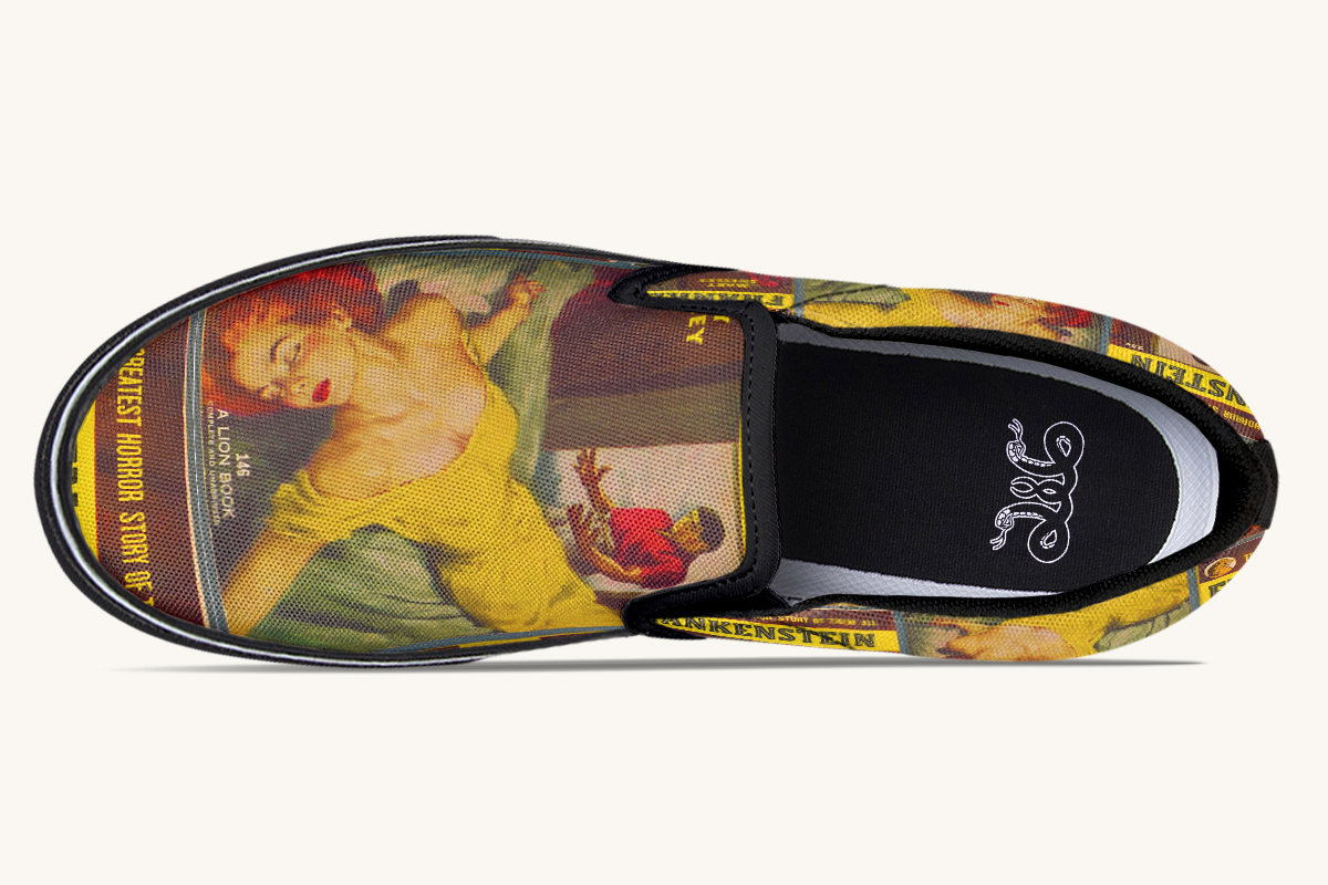 Bride of Lightning Slip On Shoes - Jaded Lament