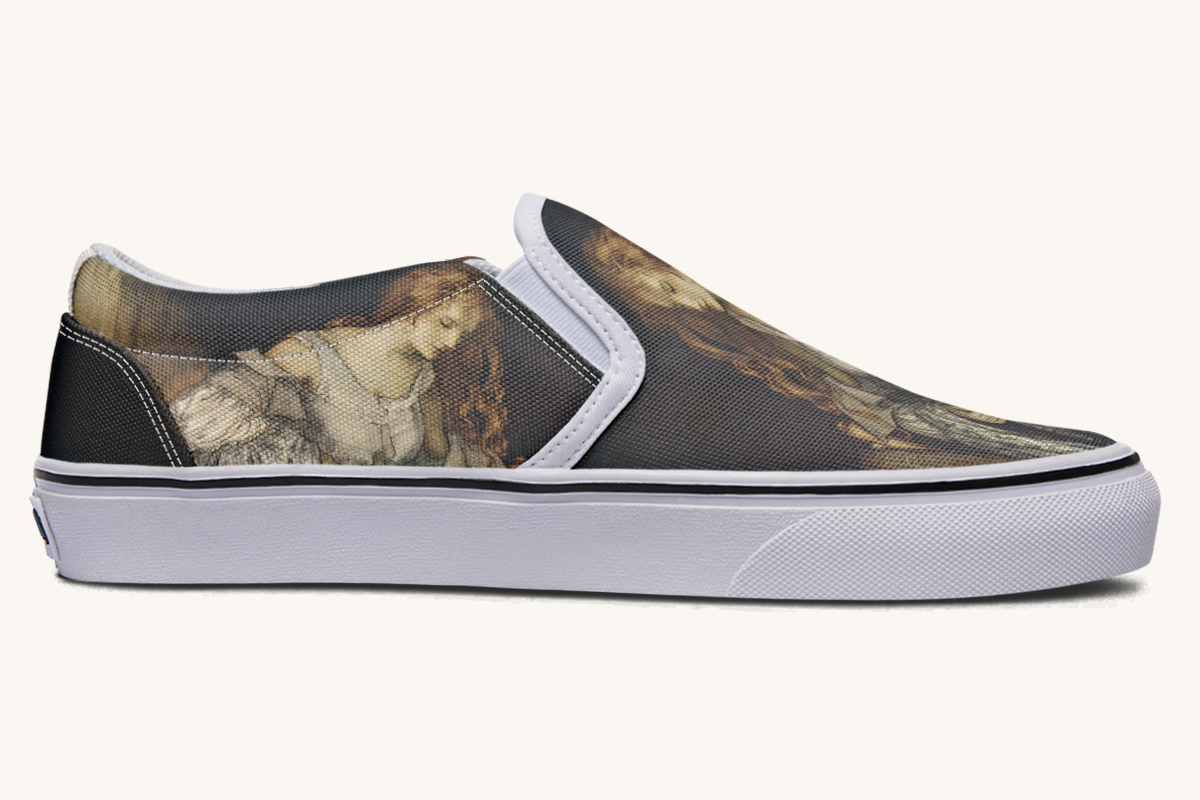 Where The Stars Touched Her Hem Slip On Shoes - Jaded Lament