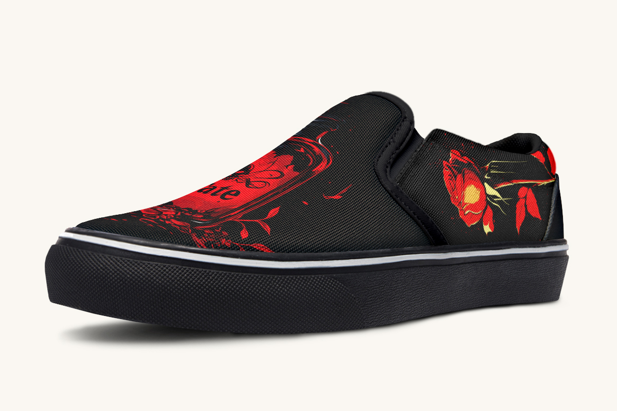 Romeos Fate Slip On Shoes - Jaded Lament