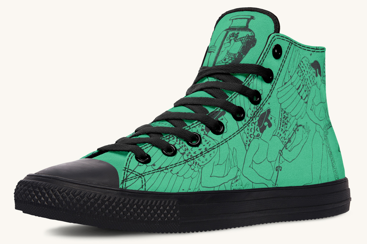 Love Gods in Flight Hightops - Jaded Lament