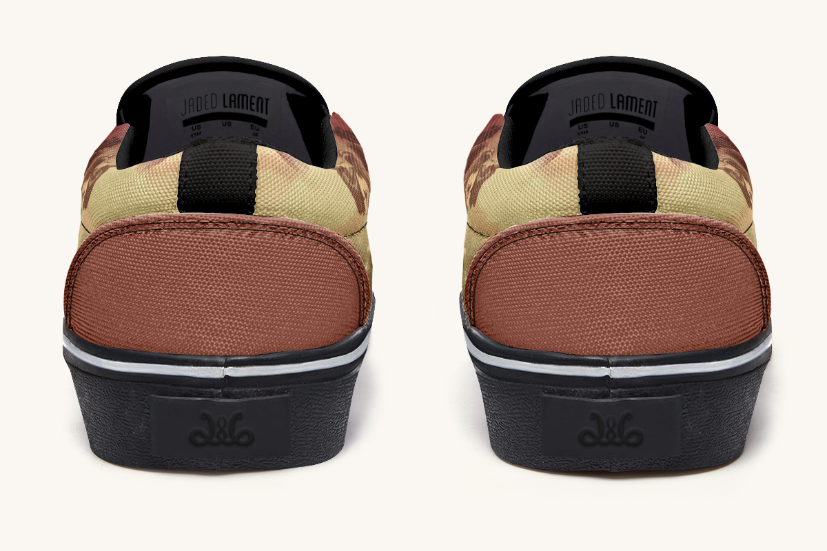 Horse Of The Gods Slip On Shoes - Jaded Lament