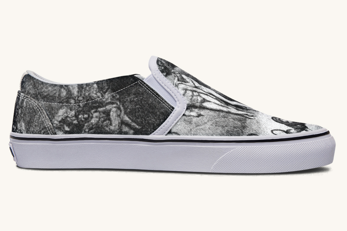 Dantes Inferno Slip On Shoes - Jaded Lament