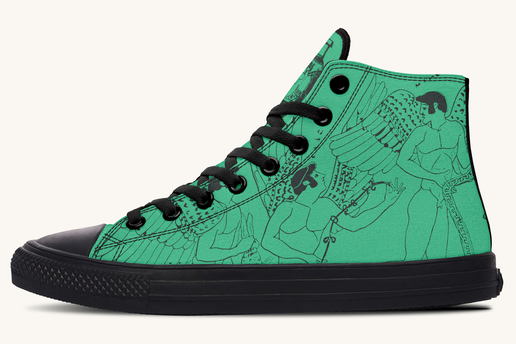 Love Gods in Flight Hightops