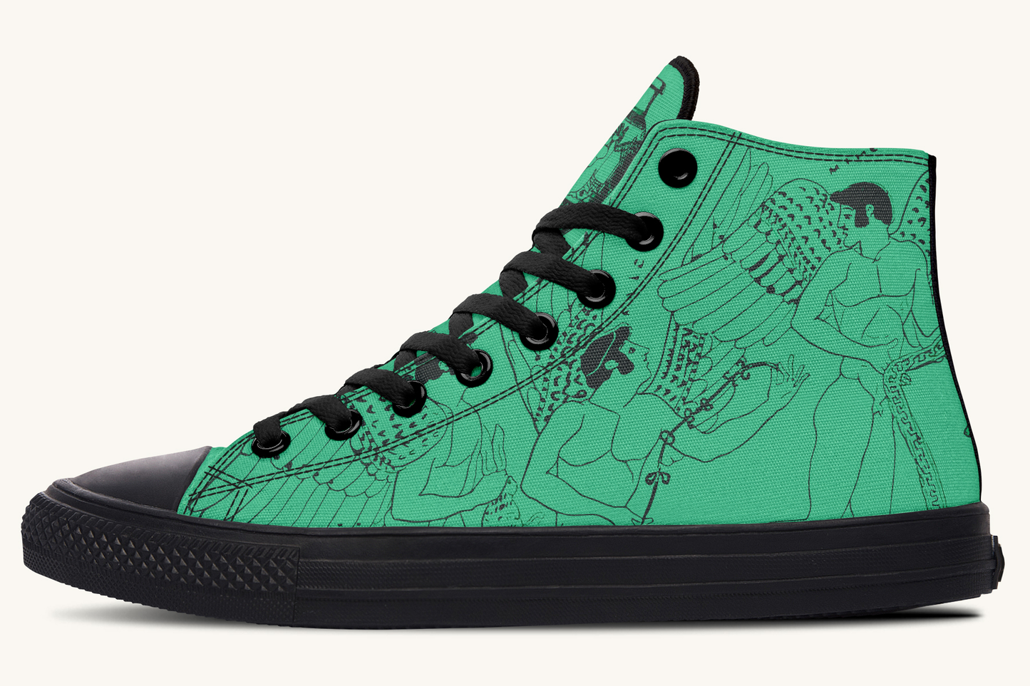 Love Gods in Flight Hightops - Jaded Lament
