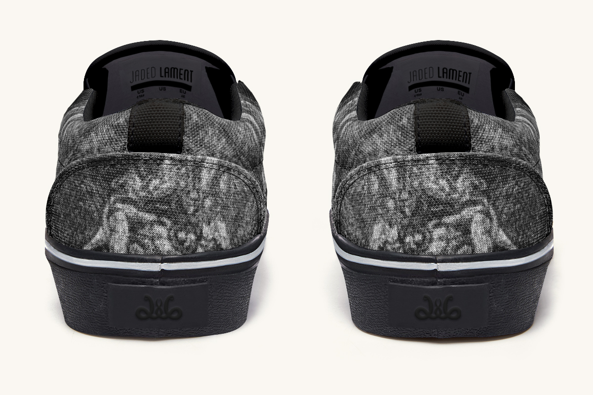Dantes Inferno Slip On Shoes - Jaded Lament