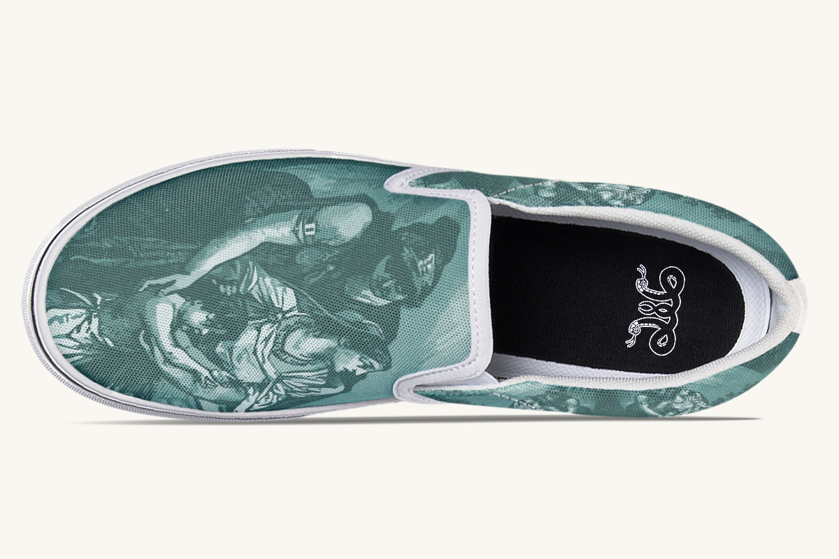Last Plea Of Iphigenia Slip On Shoes - Jaded Lament