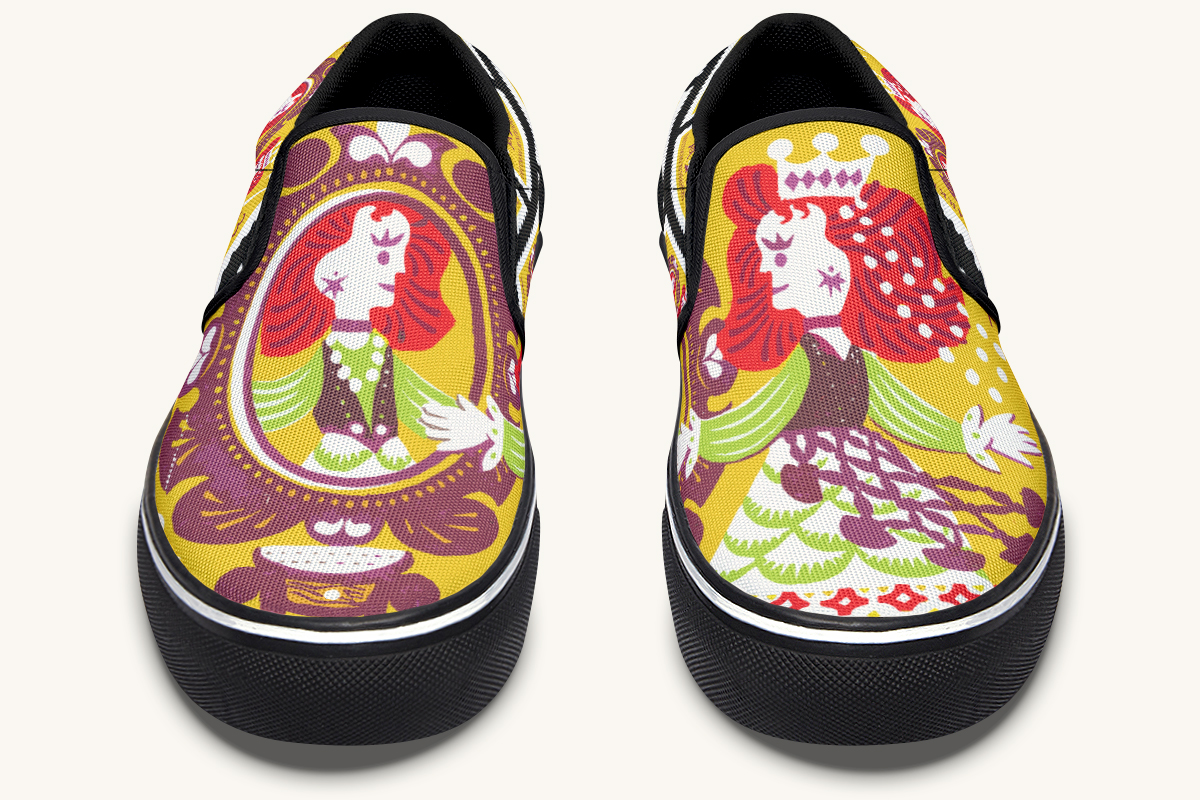 Mirrored Kingdom Slip On Shoes