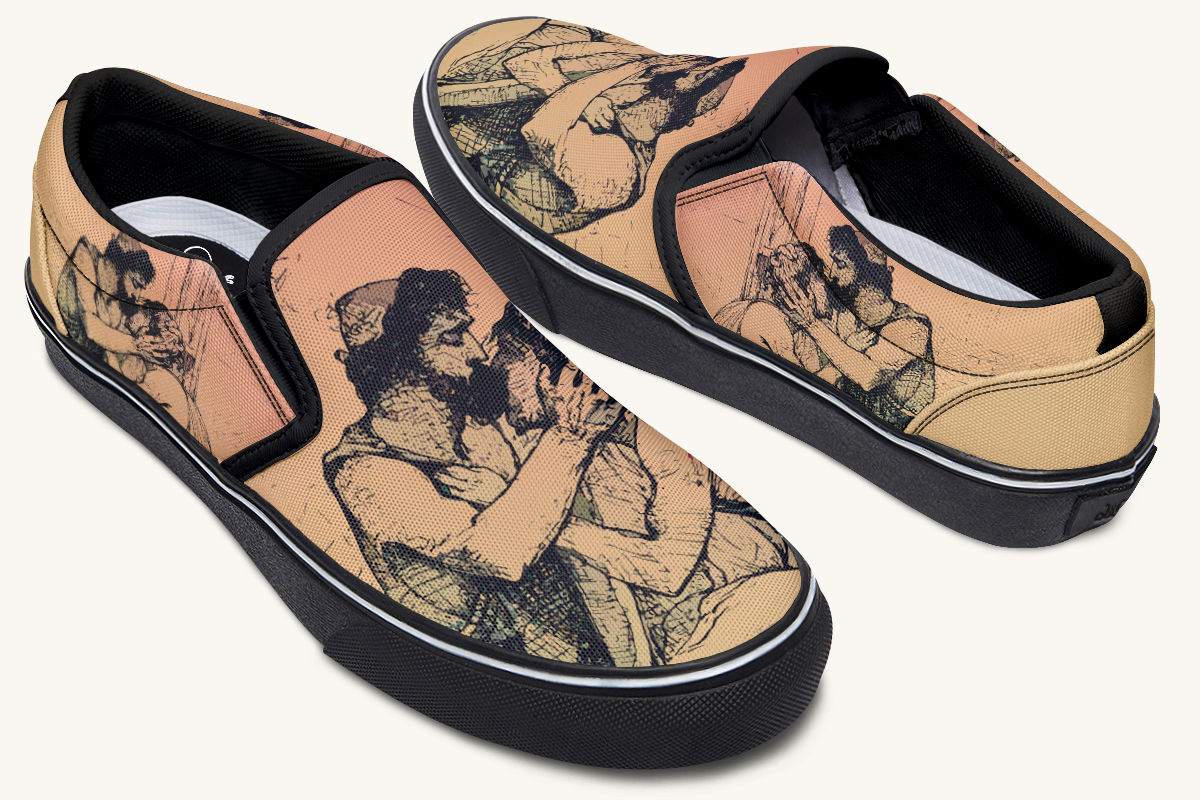Home But Bot Whole Slip On Shoes - Jaded Lament