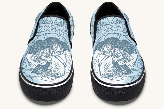 Rain Soaked Slip On Shoes - Jaded Lament
