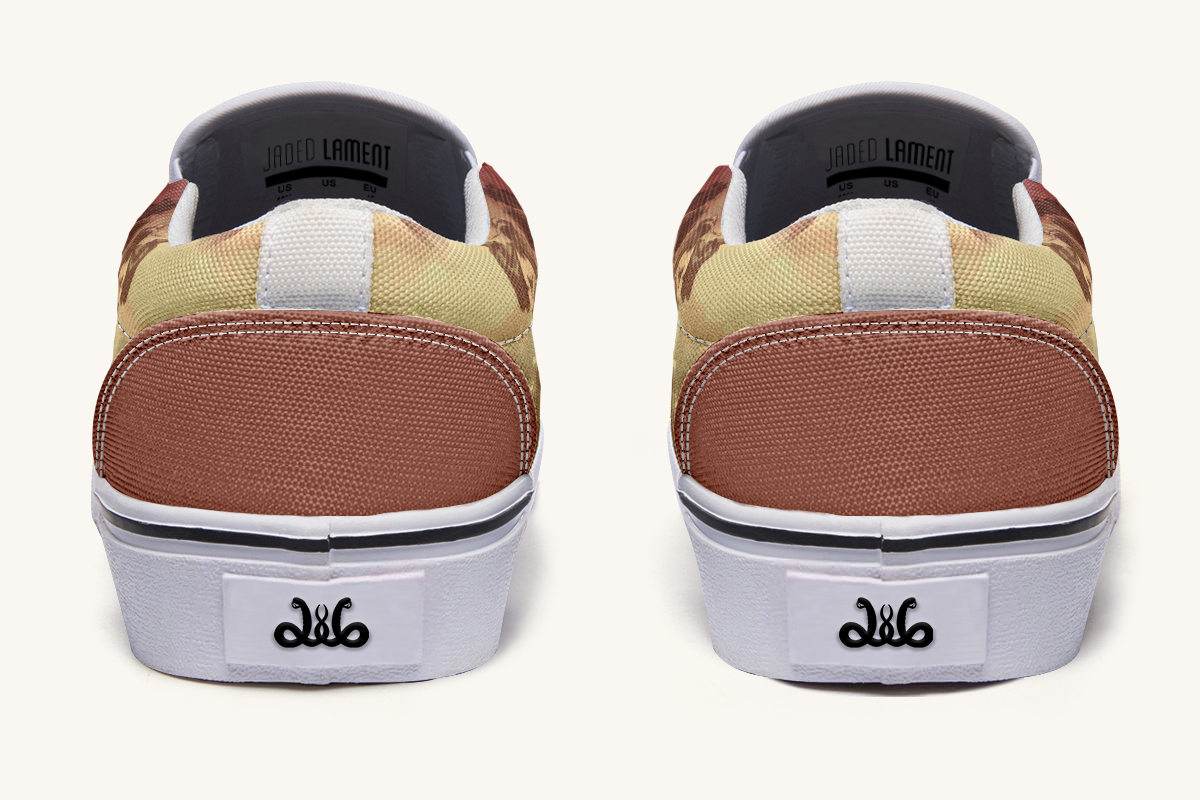 Horse Of The Gods Slip On Shoes - Jaded Lament