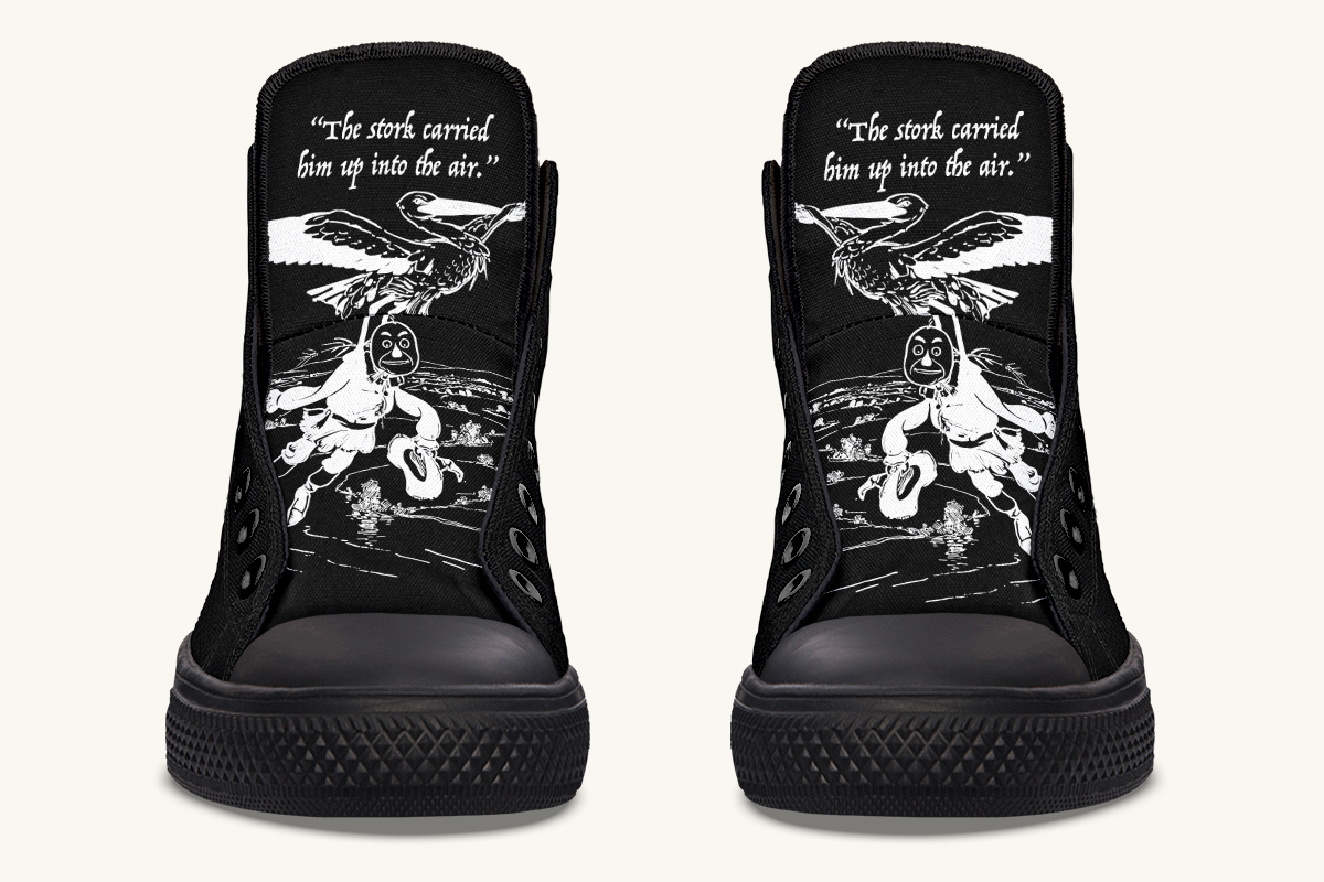 Wizard of Oz Stork And Scarecrow Hightops - Jaded Lament