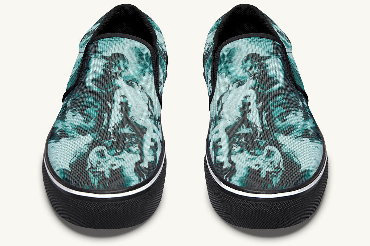 The Gods Bore Him Away Slip On Shoes