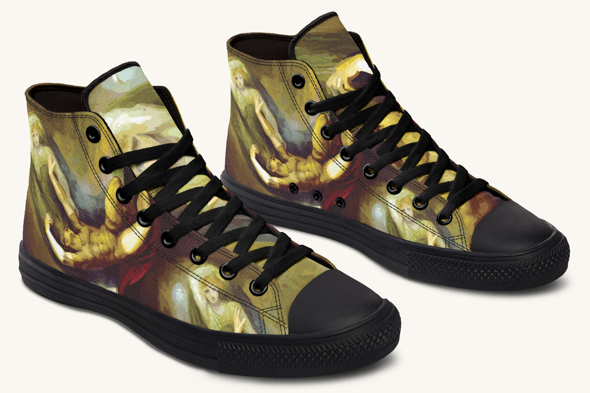 Achilles Weeps for Patroclus Hightops - Jaded Lament