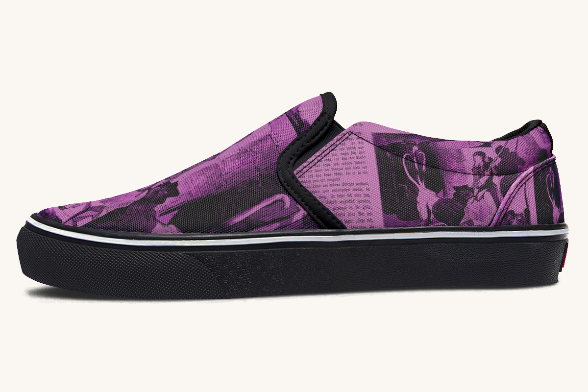 Brother Of Fire And Folly Slip On Shoes - Jaded Lament