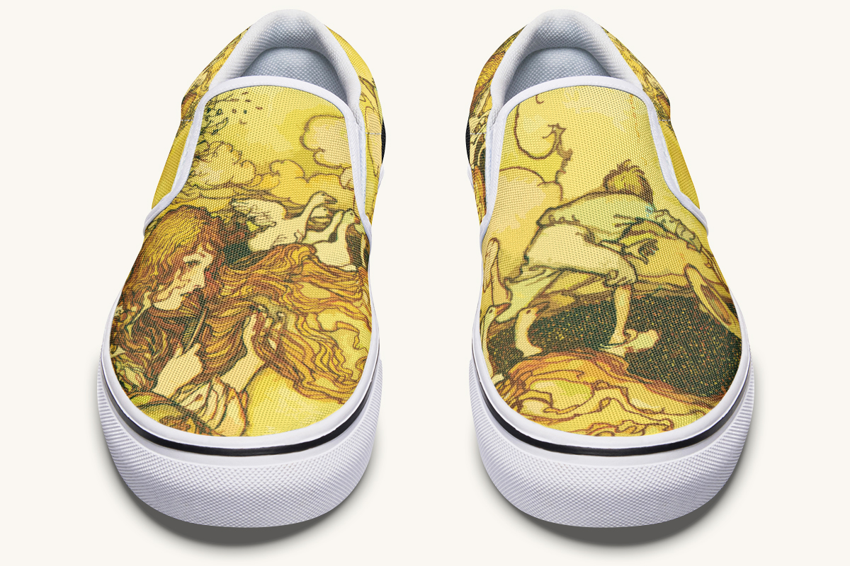 The Wild Daughter Slip On Shoes - Jaded Lament