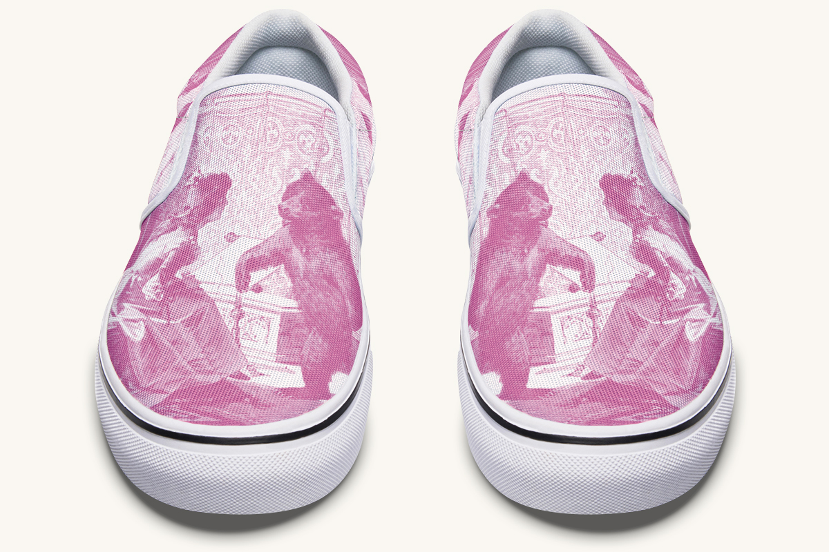 The Bear Shall Be Thy Choice Slip On Shoes - Jaded Lament