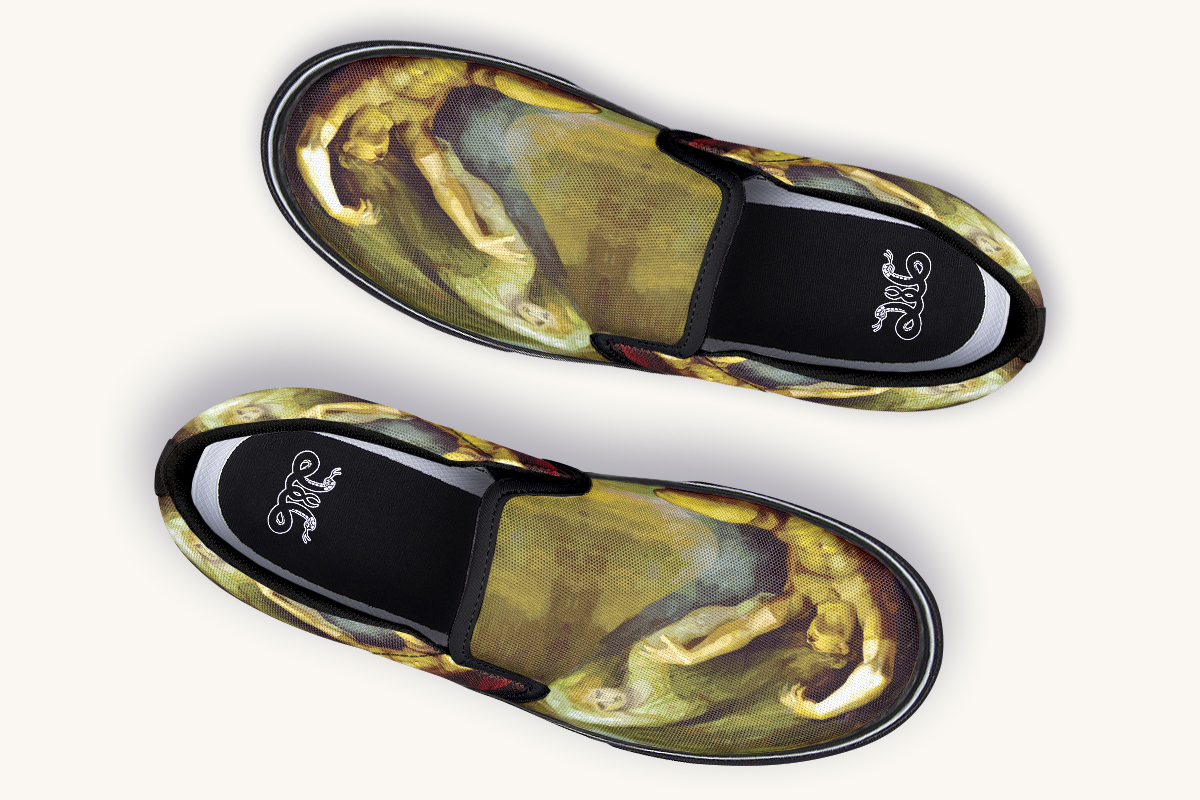 Achilles Weeps For Patroclus Slip On Shoes - Jaded Lament