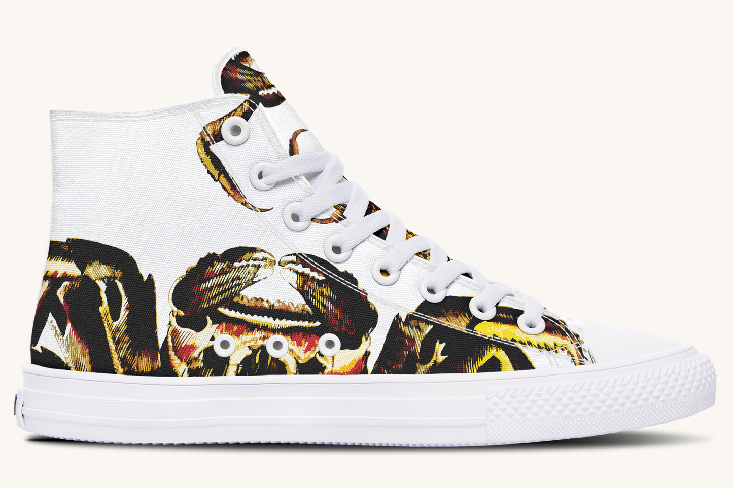 Crawl the Sea of Stars White Hightops - Jaded Lament