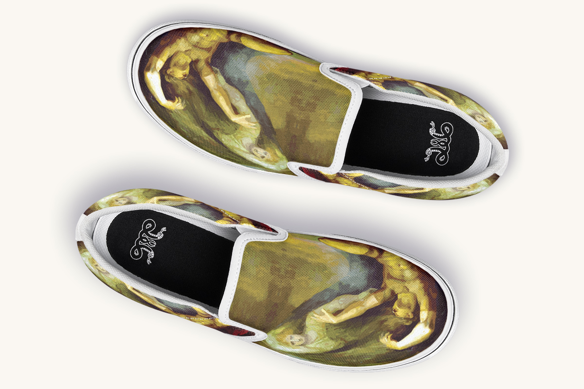 Achilles Weeps For Patroclus Slip On Shoes - Jaded Lament