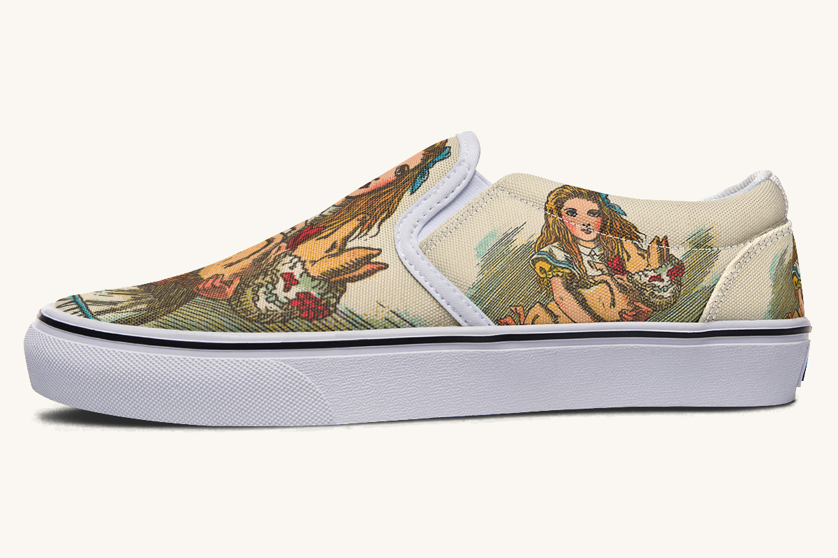 Cradle The Pig Slip On Shoes - Jaded Lament