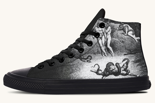 Taken and Twisted Hightops - Jaded Lament