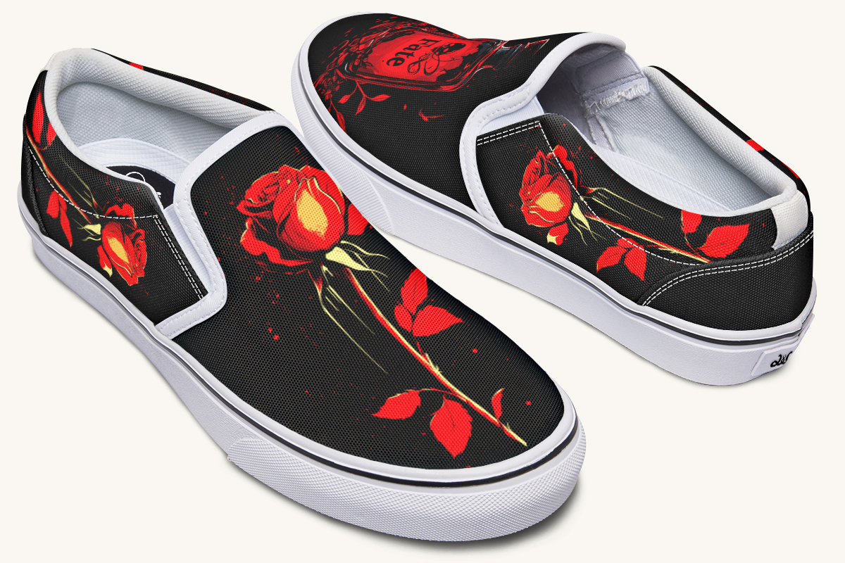 Romeos Fate Slip On Shoes - Jaded Lament