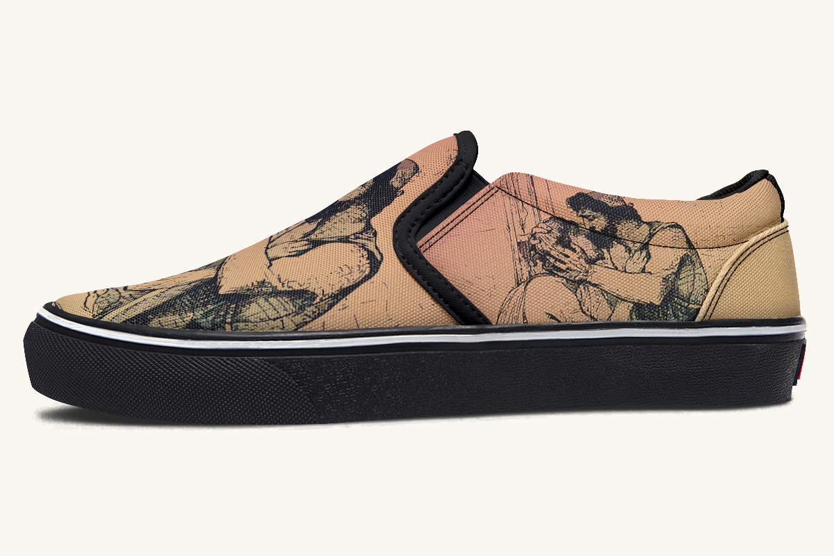 Home But Bot Whole Slip On Shoes - Jaded Lament