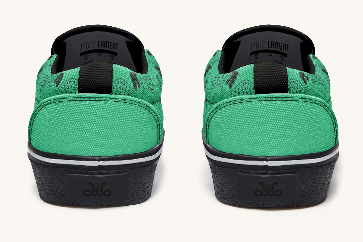 Love Gods In Flight Slip On Shoes - Jaded Lament
