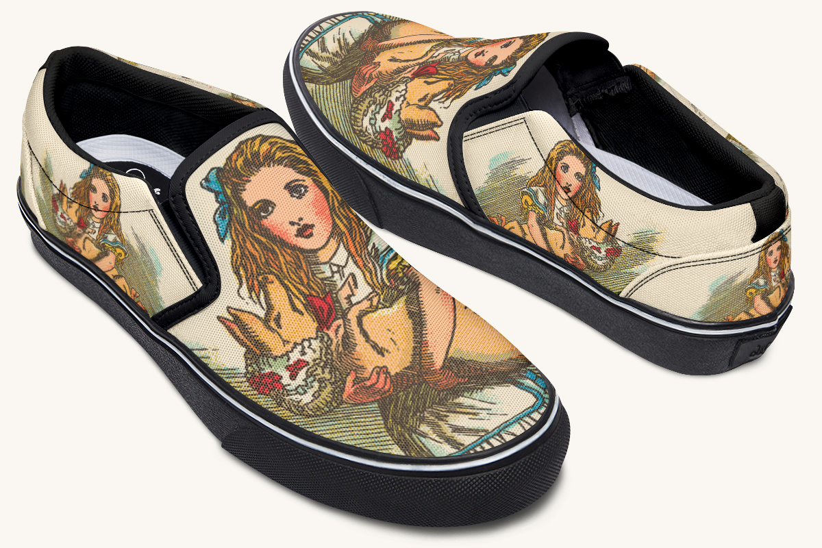 Cradle The Pig Slip On Shoes - Jaded Lament