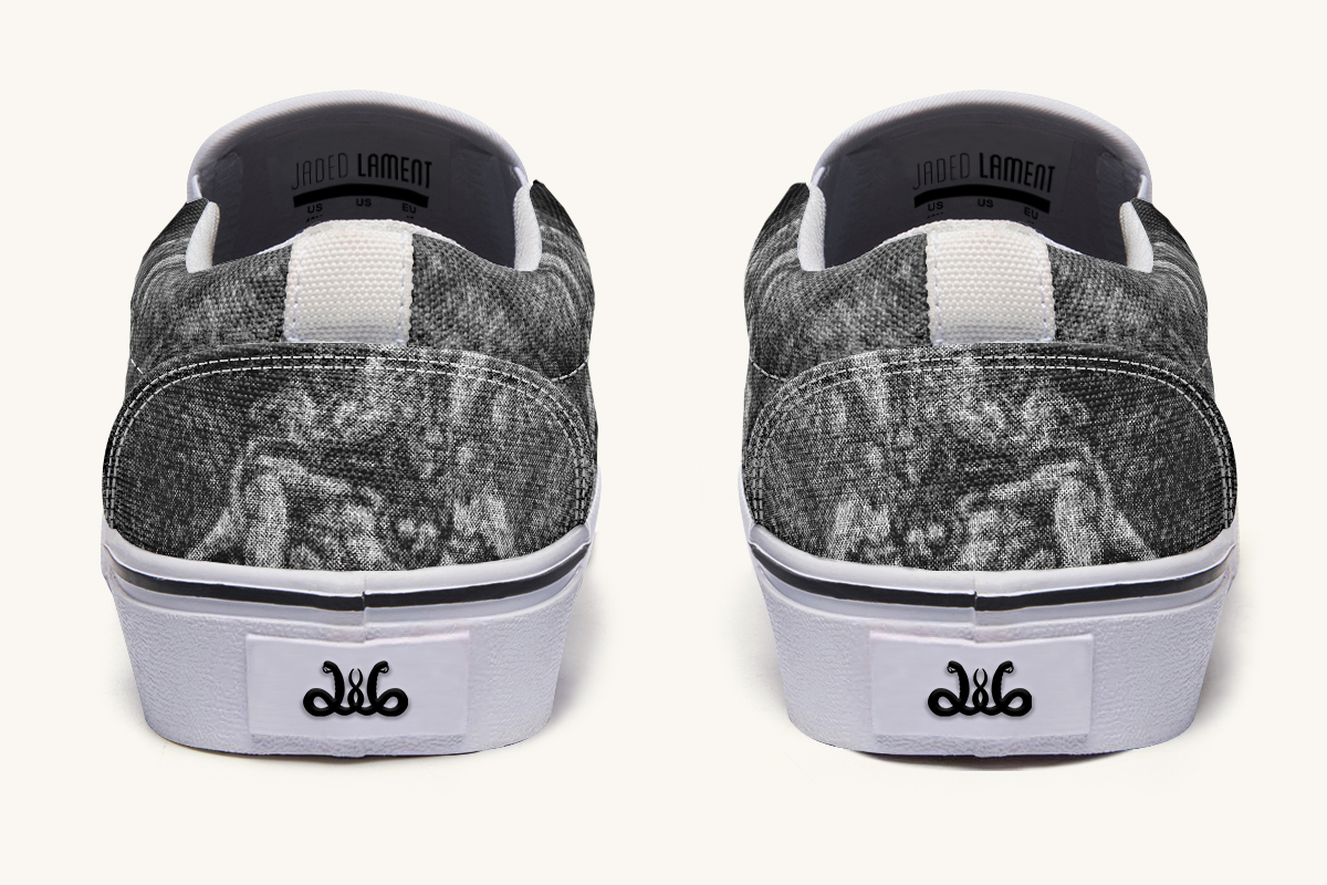 Dantes Inferno Slip On Shoes - Jaded Lament