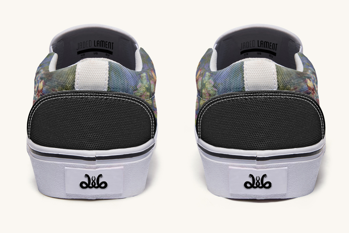 Stillness In Bloom Slip On Shoes - Jaded Lament