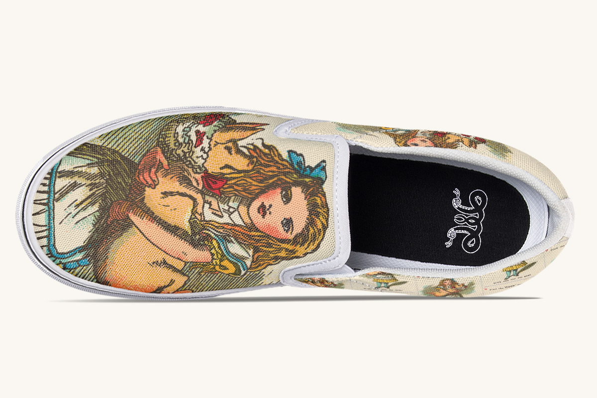 Cradle The Pig Slip On Shoes - Jaded Lament