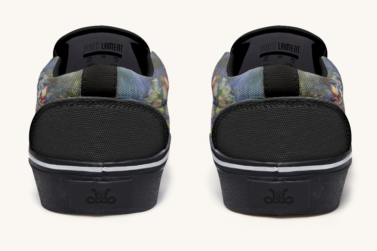 Stillness In Bloom Slip On Shoes - Jaded Lament