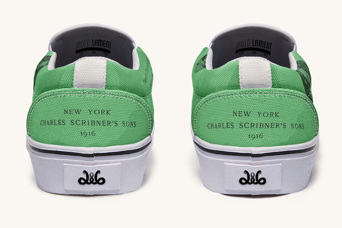 Beneath The Green Silence Slip On Shoes - Jaded Lament