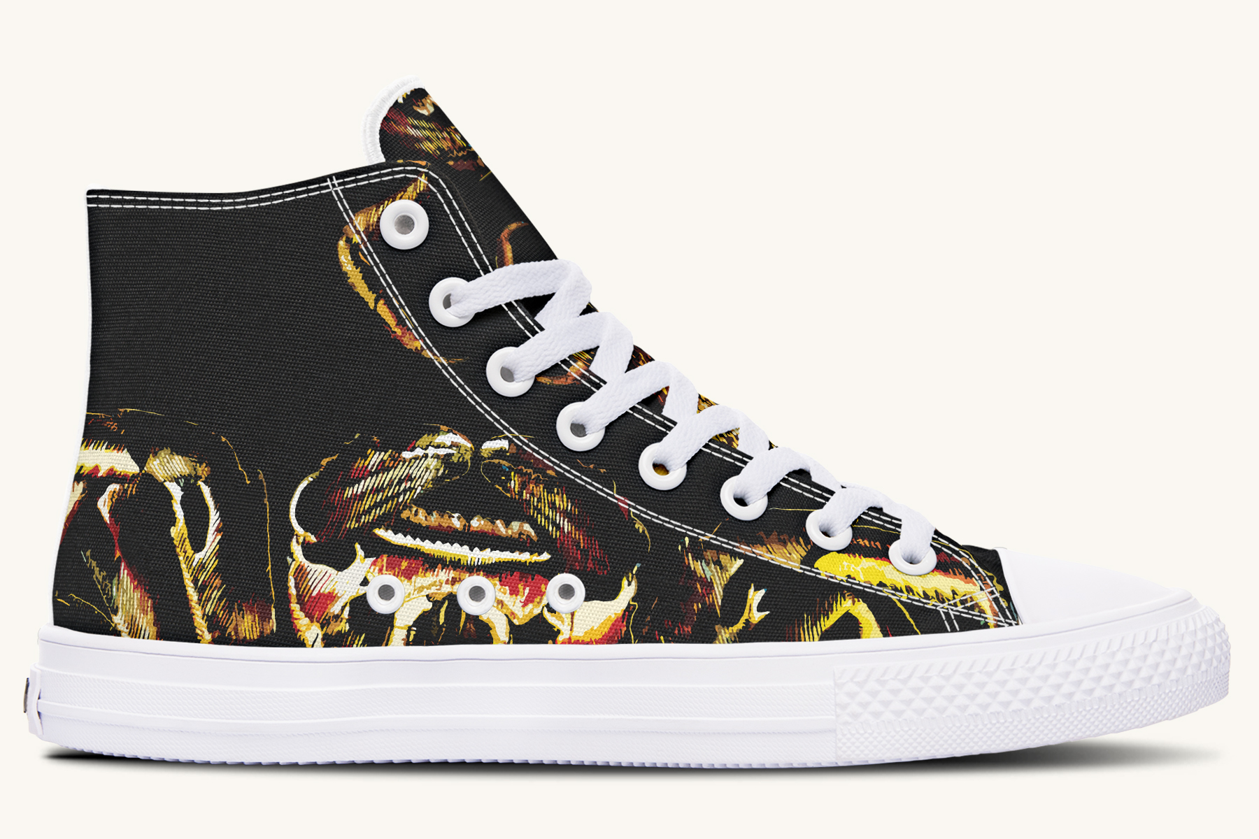 Crawl The Sea of Stars Black Hightops - Jaded Lament