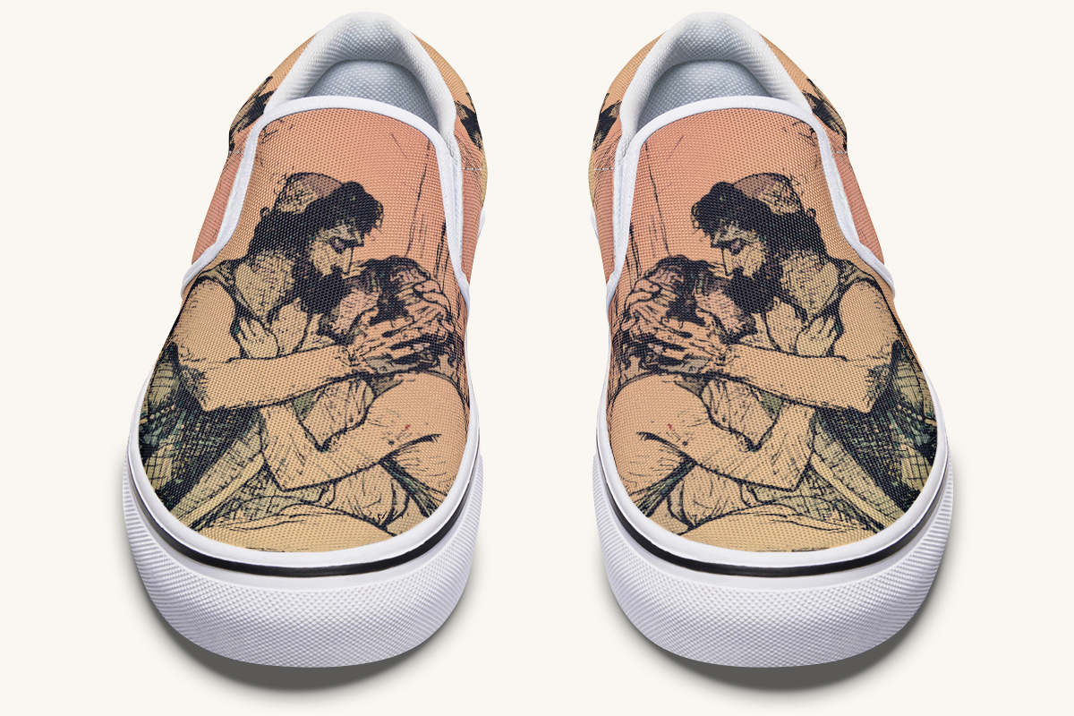 Home But Bot Whole Slip On Shoes - Jaded Lament