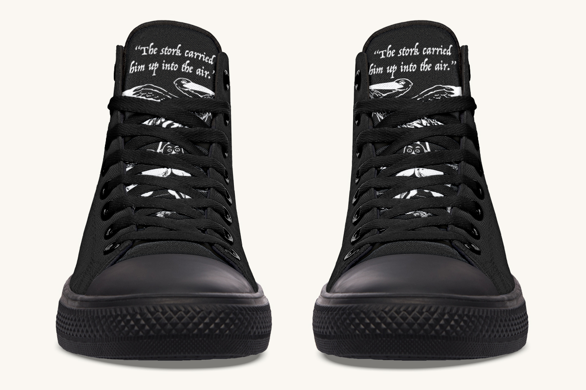 Wizard of Oz Stork And Scarecrow Hightops - Jaded Lament